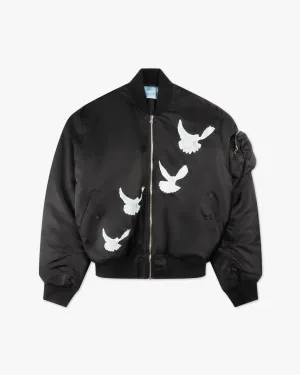 3.PARADIS | BOMBER JACKET SINGING DOVES