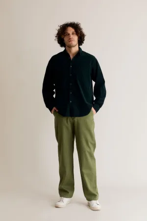 ABEL Organic Corduroy Shirt - Dark Marine