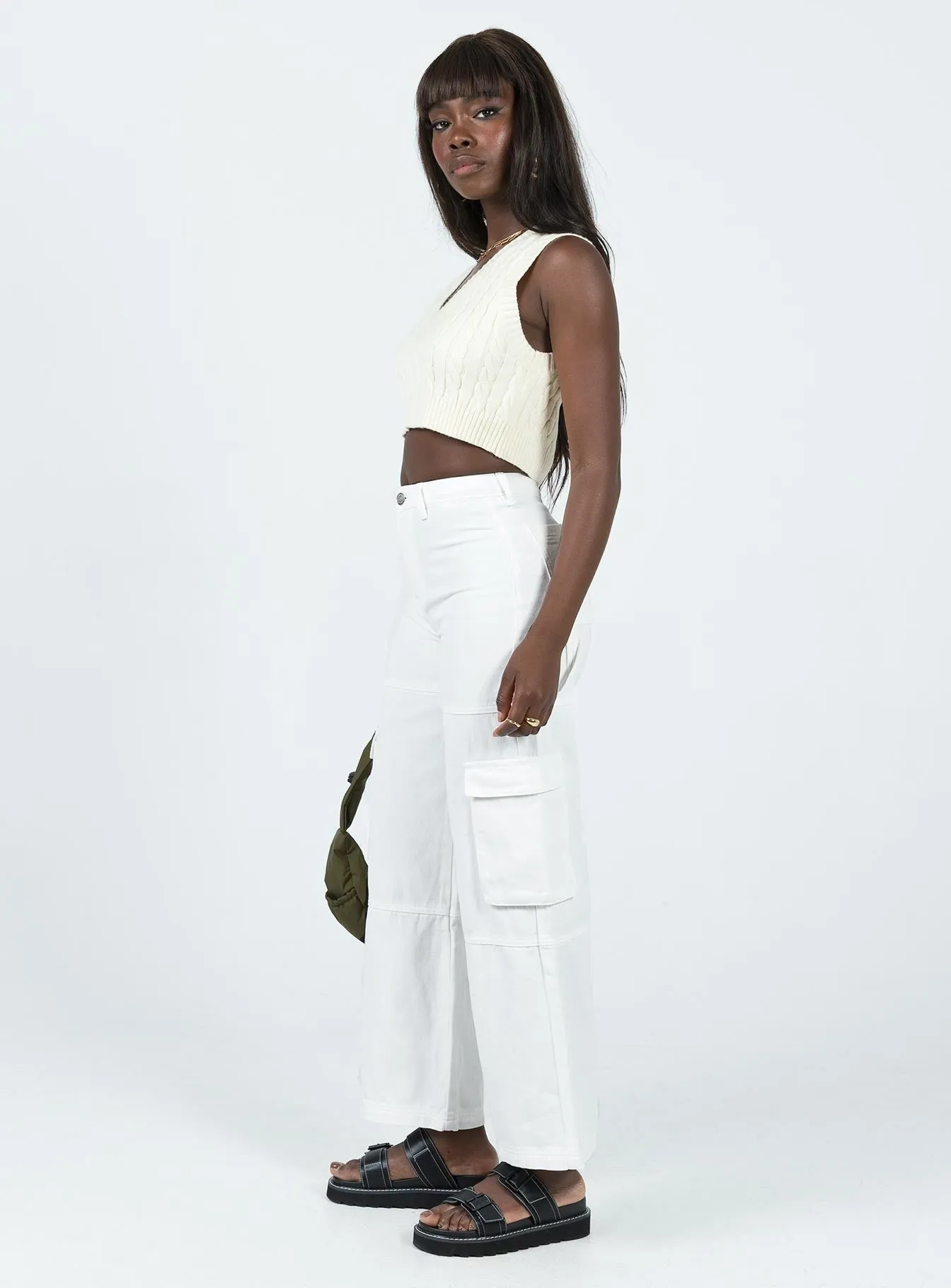 Adore Cargo Pants White