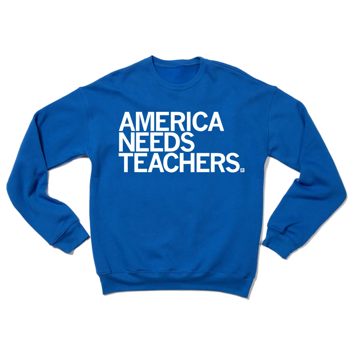 America Needs Teachers Crew Sweatshirt