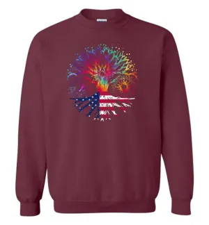 American Tie Dye - Tree of Life Crewneck Sweatshirt