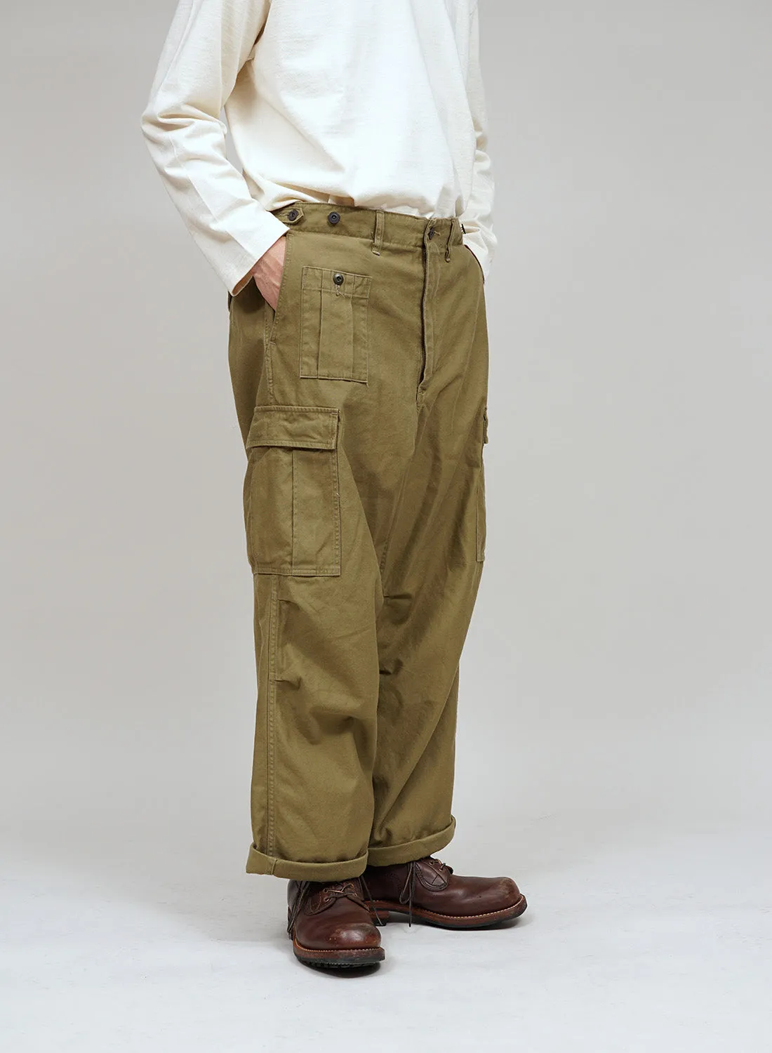 Army Cargo Pant in Khaki