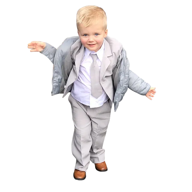 B - Boys Light Grey Suit (Classic)