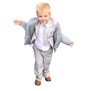 B - Boys Light Grey Suit (Classic)