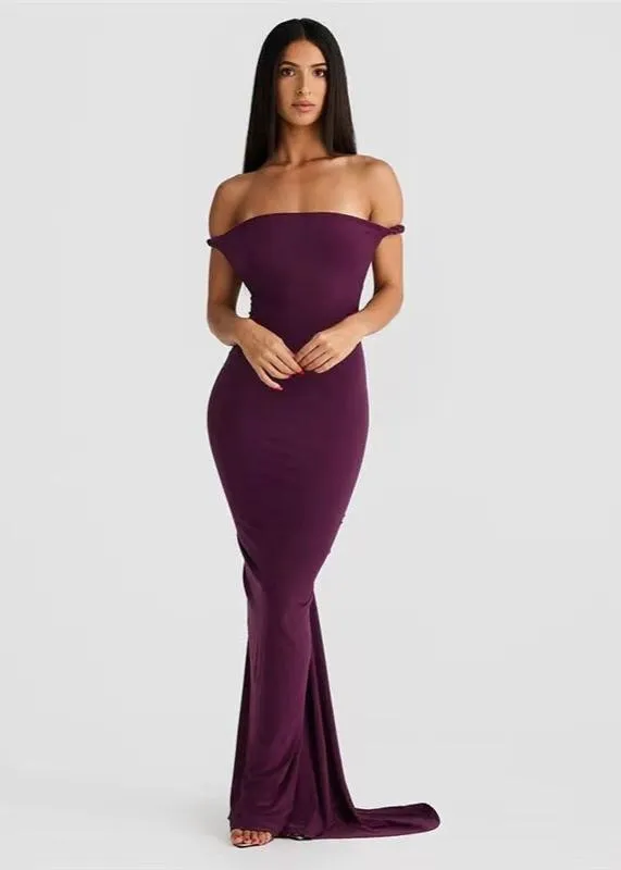 Backless Sling Slim-Fit Long Dress