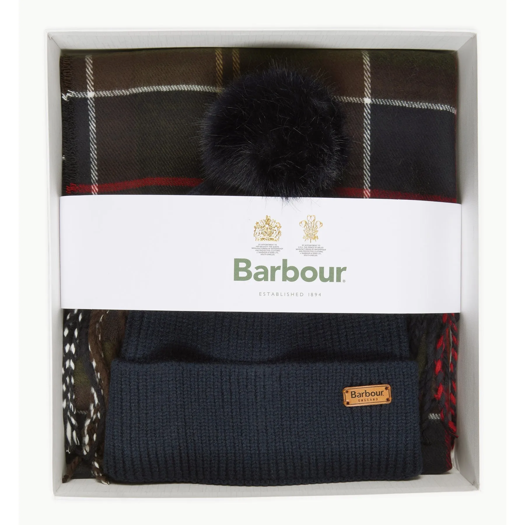 Barbour Dover Beanie and Scarf Gift Set