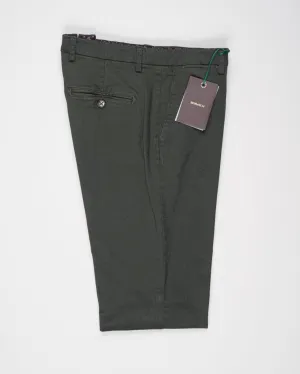 Berwich Garment Dyed Cotton Chinos / Militare