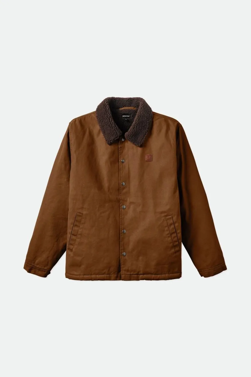 Beta Sherpa Lined Coaches Jacket - Desert Palm