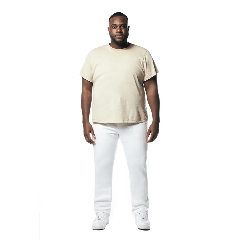 Big and Tall - Essential Premium Washed Jean -White