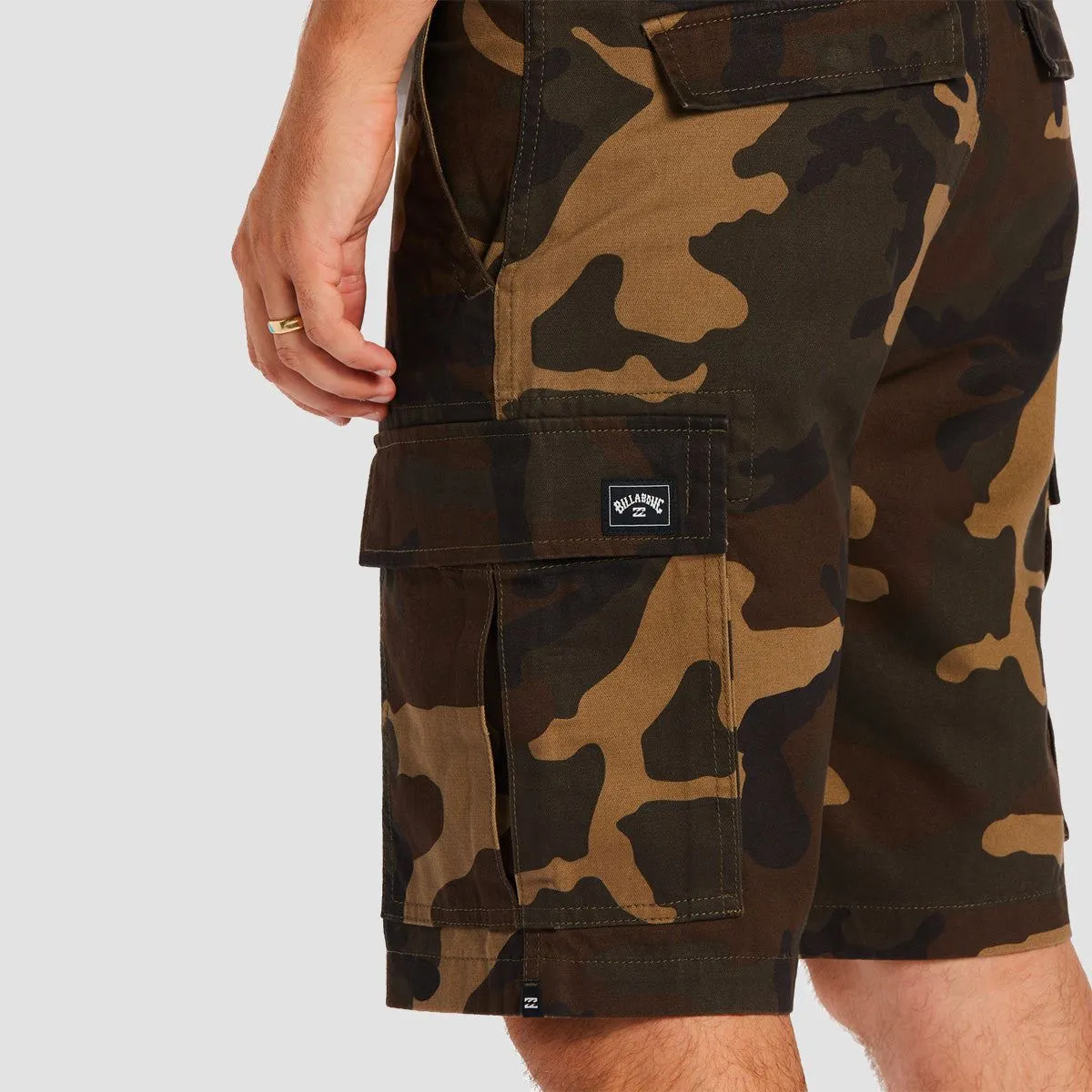 Billabong Combat Cargo Shorts Military Camo