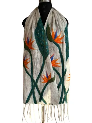 Birds of Paradise scarf