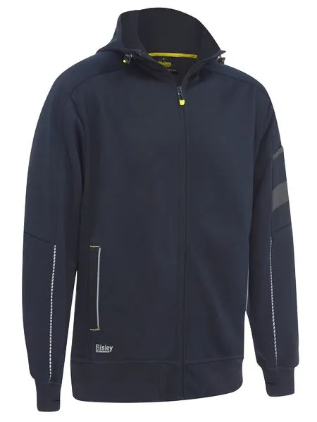 BISLEY Work Fleece Zip Front Hoodie with Sherpa Lining (BK6925)