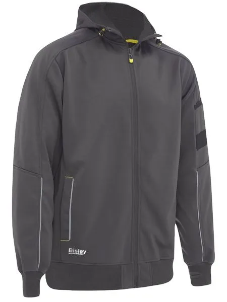 BISLEY Work Fleece Zip Front Hoodie with Sherpa Lining (BK6925)