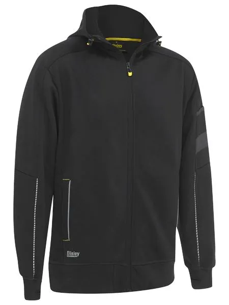 BISLEY Work Fleece Zip Front Hoodie with Sherpa Lining (BK6925)