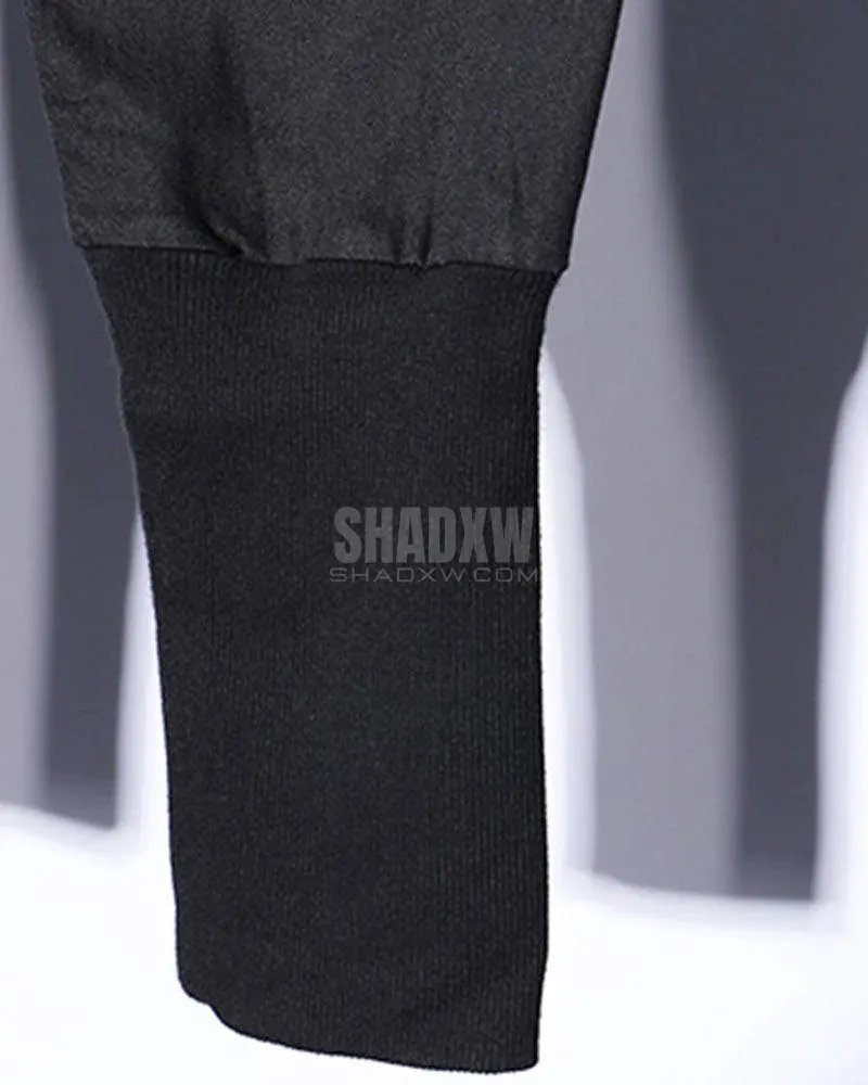 Black Slim Cargo Pants