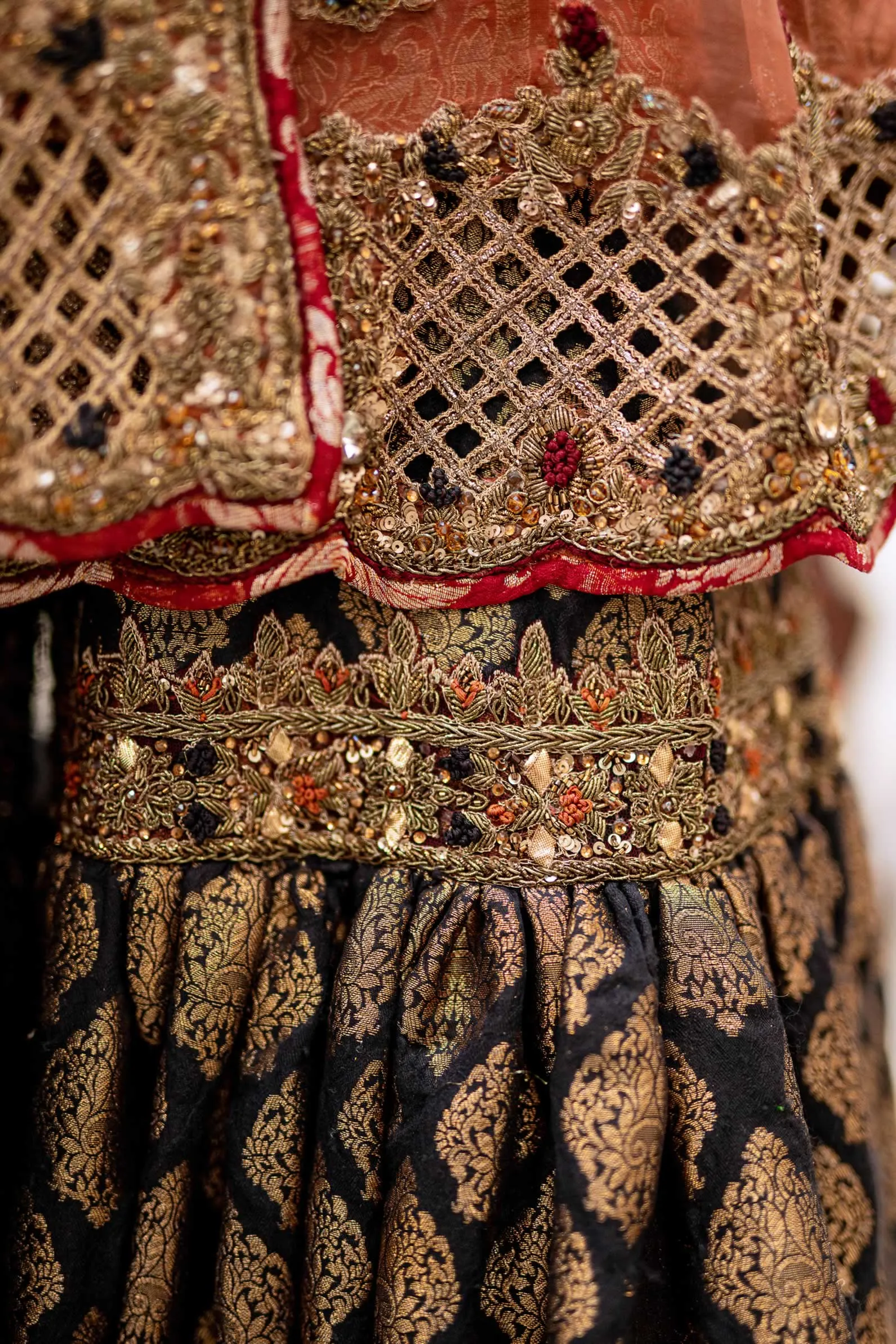 Bridal Gharara with Angrakha Dress Pakistani #BS800