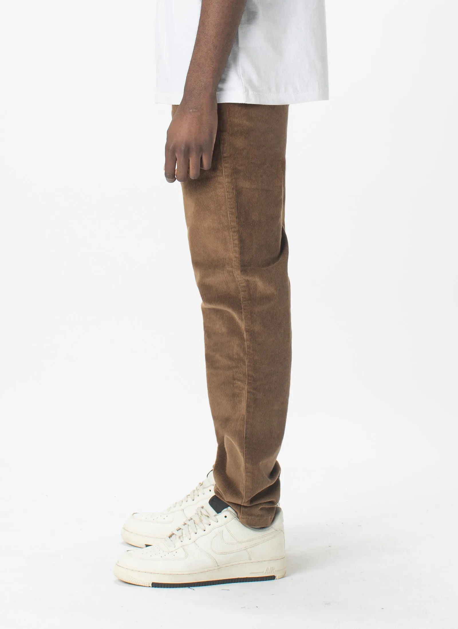 B.Slim Elastic Chino Tobacco Cord