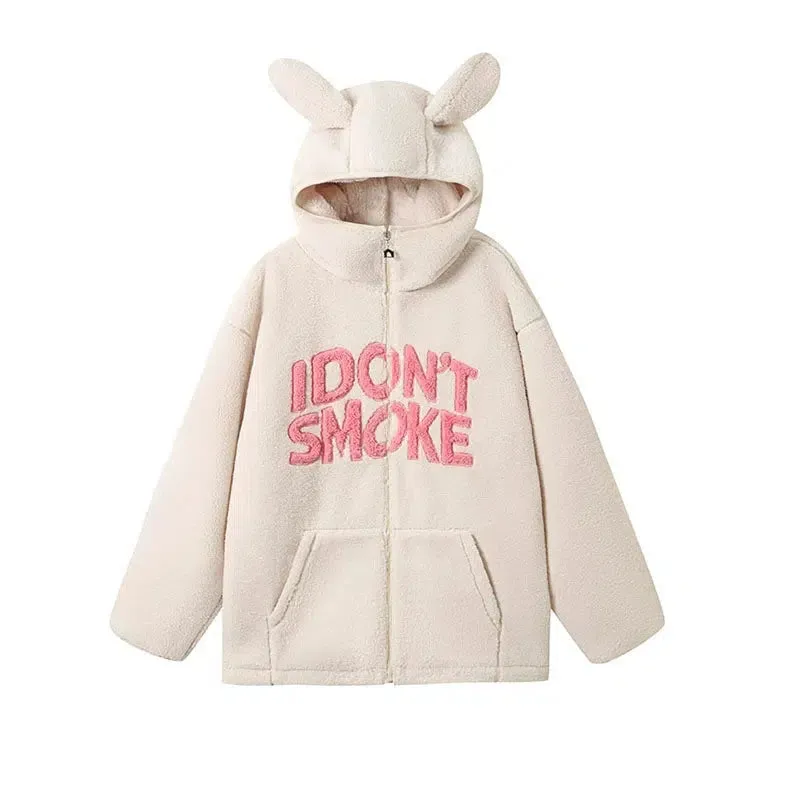 Bunny Hood Sherpa Jacket