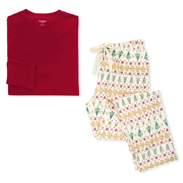 Burt's Bees Organic Family Pajamas Gingerbread Fair Isle