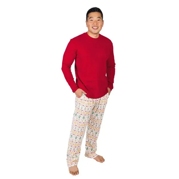 Burt's Bees Organic Family Pajamas Gingerbread Fair Isle