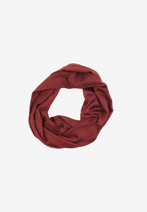 Cashmere Solid Burgundy Scarf