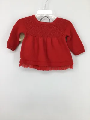 Cat & Jack Child Size Newborn Red Dress - girls