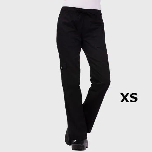 Chef Works Women's Cargo Pants Black XS