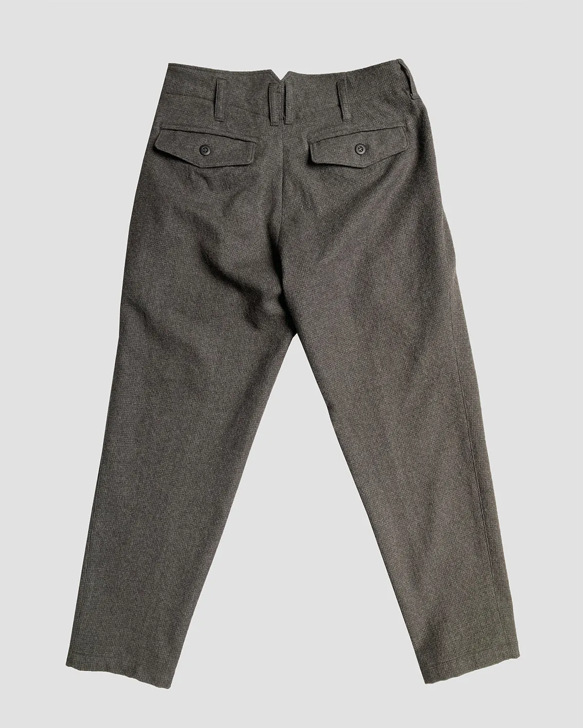 CMD WOOL 2 PLEATED TROUSERS