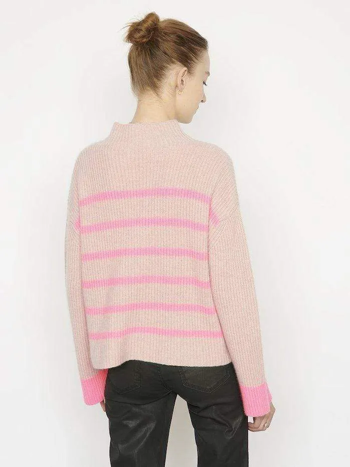 Cocoa Cashmere Oatmeal Robyn Jumper CC3277