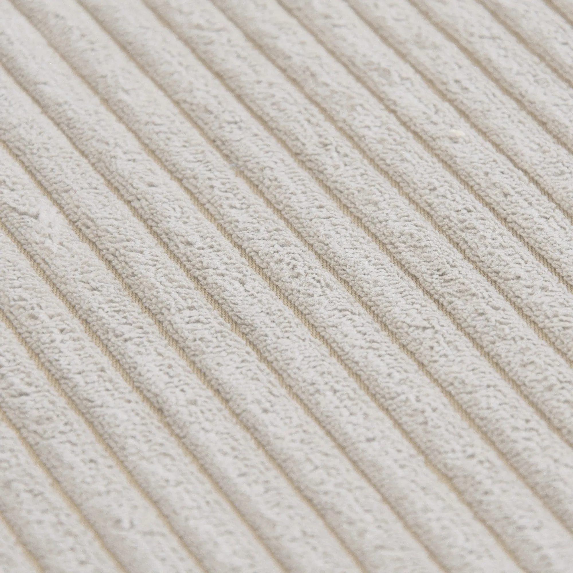 Corduroy  Ottoman- Beige