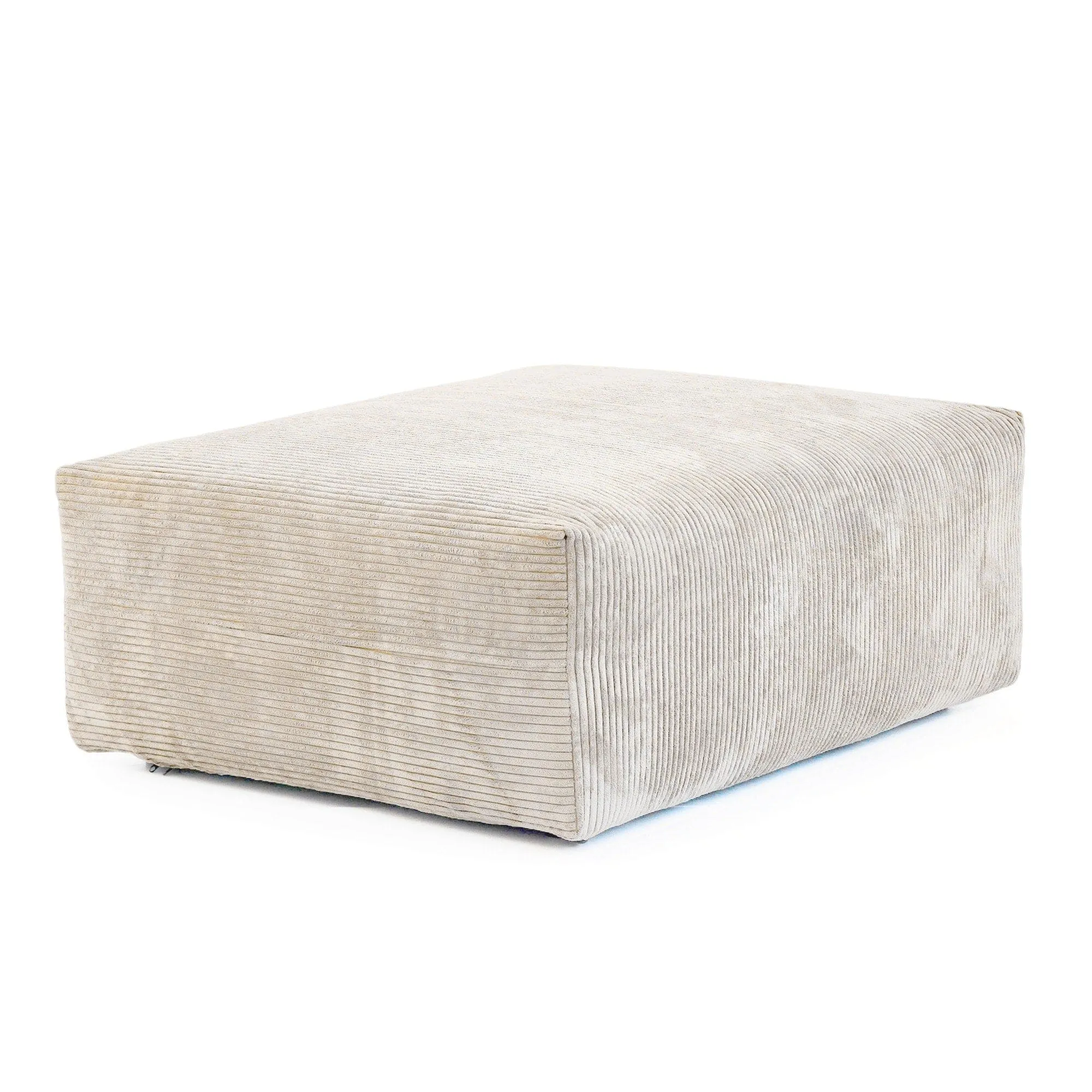 Corduroy  Ottoman- Beige