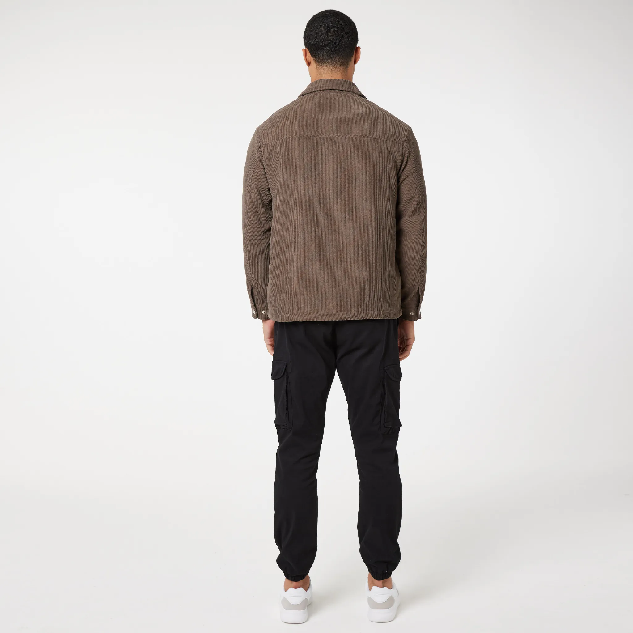 Corduroy Overshirt | Brown