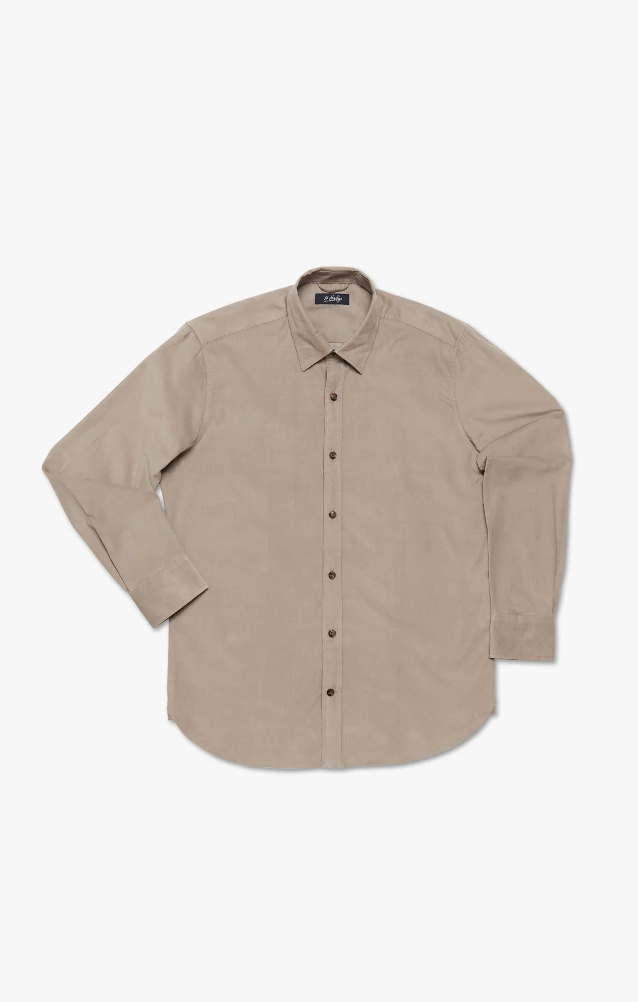 Corduroy Shirt In Beige