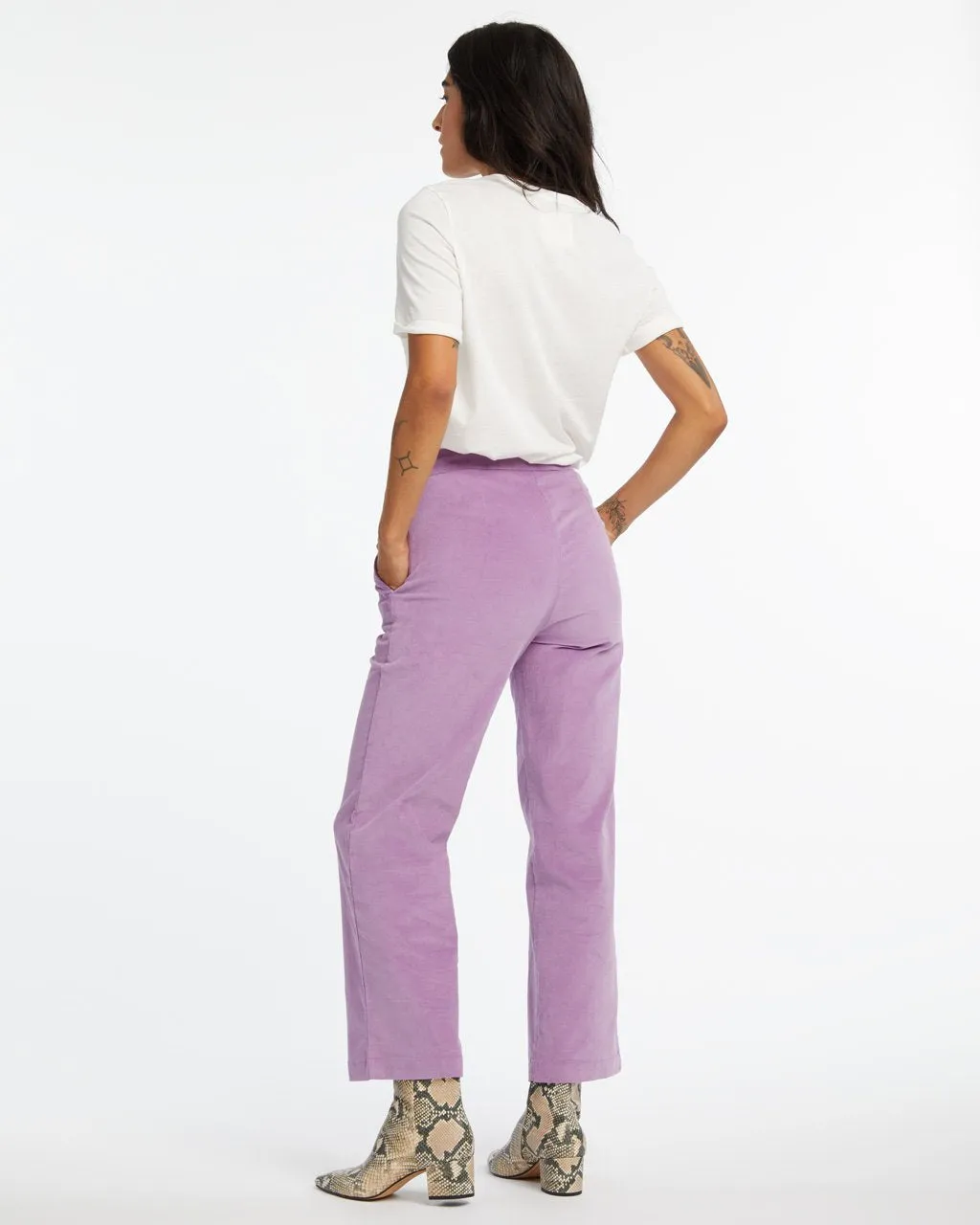 Corduroy Trousers - Lilac