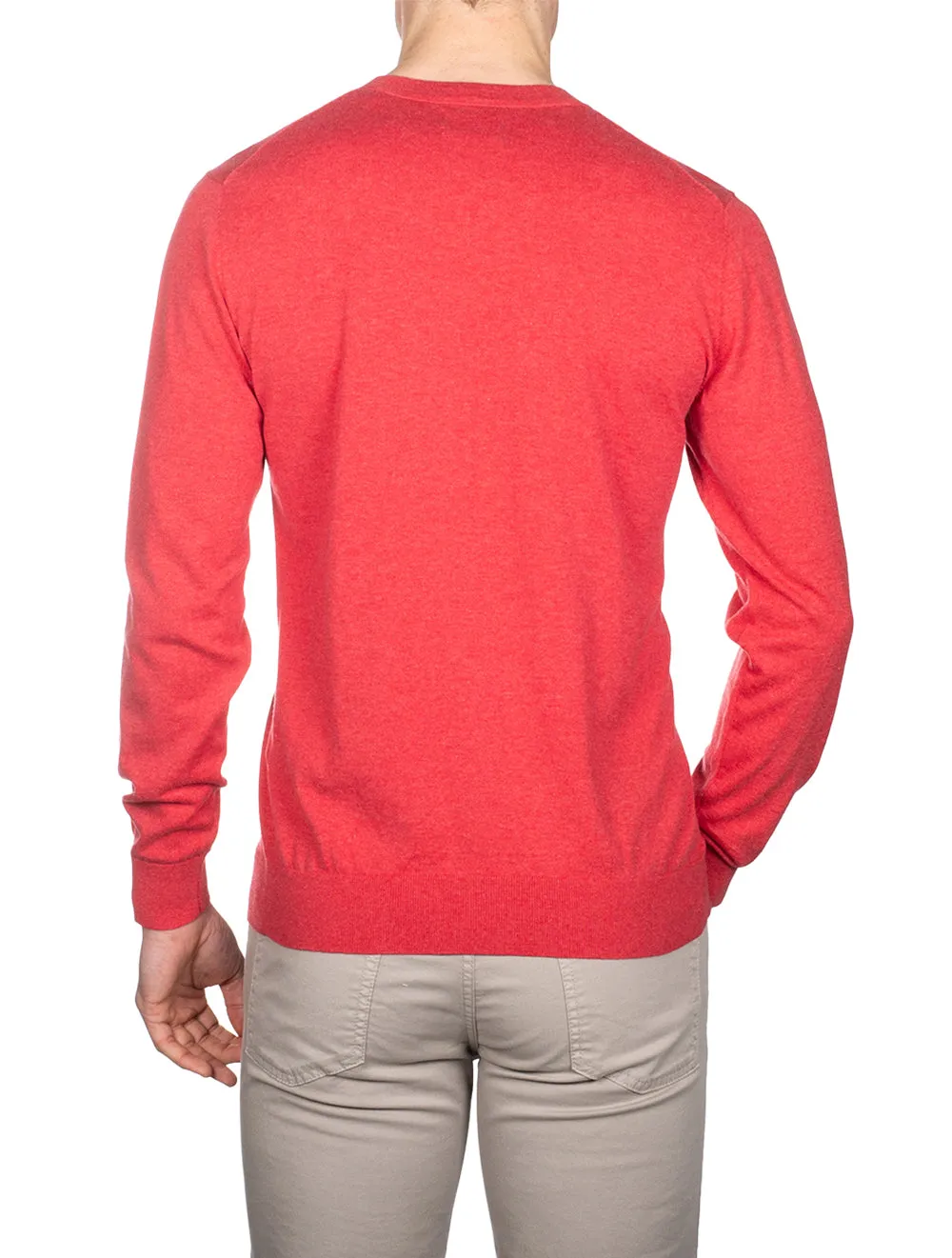 Cotton Cashmere Crewneck Rapture Rose Melange