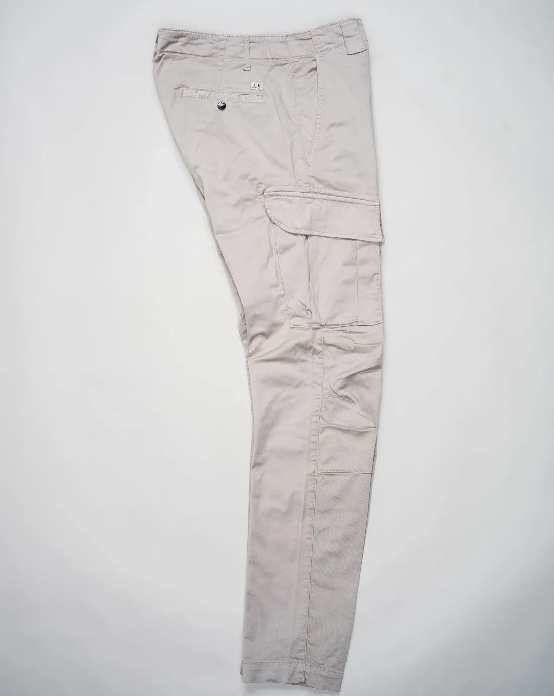 C.P. Company Sateen Stretch Cargo Pants / Drizzle Grey