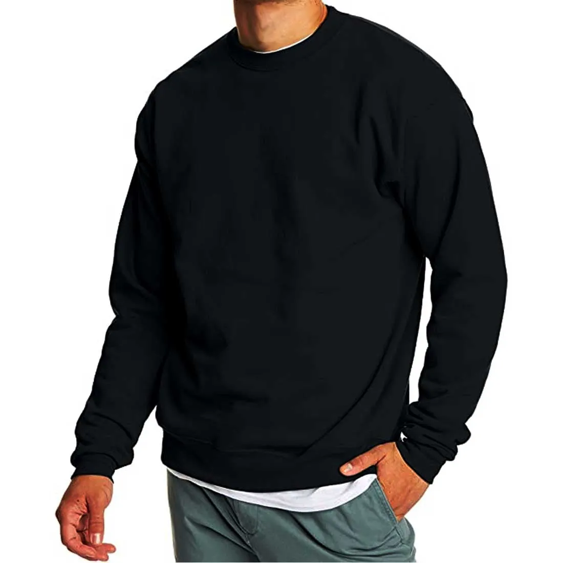 Custom Printed Sweatshirt for Men Relaxed Fit - Add Monogram