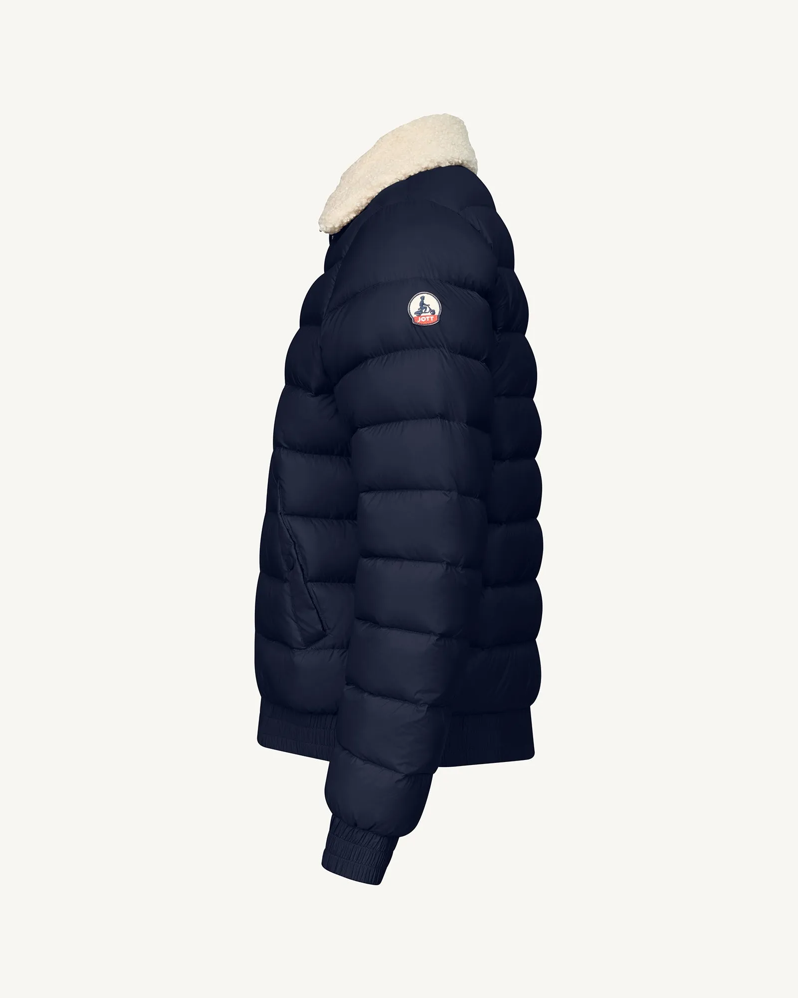 Danao aviator-style down jacket Navy