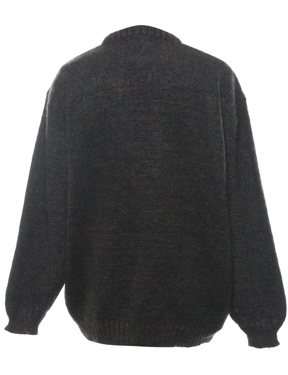 Dark Brown Jumper - M