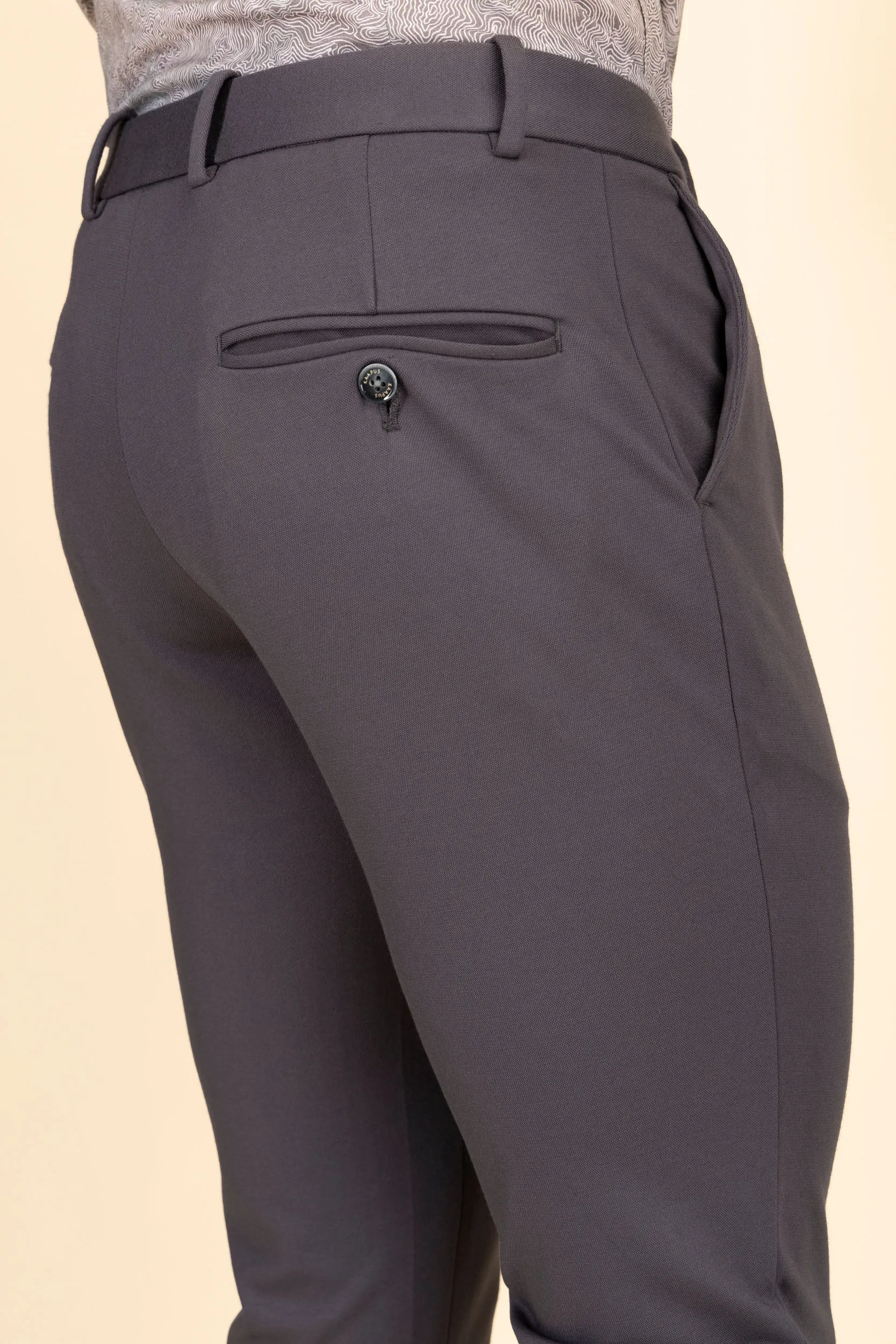 Dark Grey 4 Way Stretch Port Pants