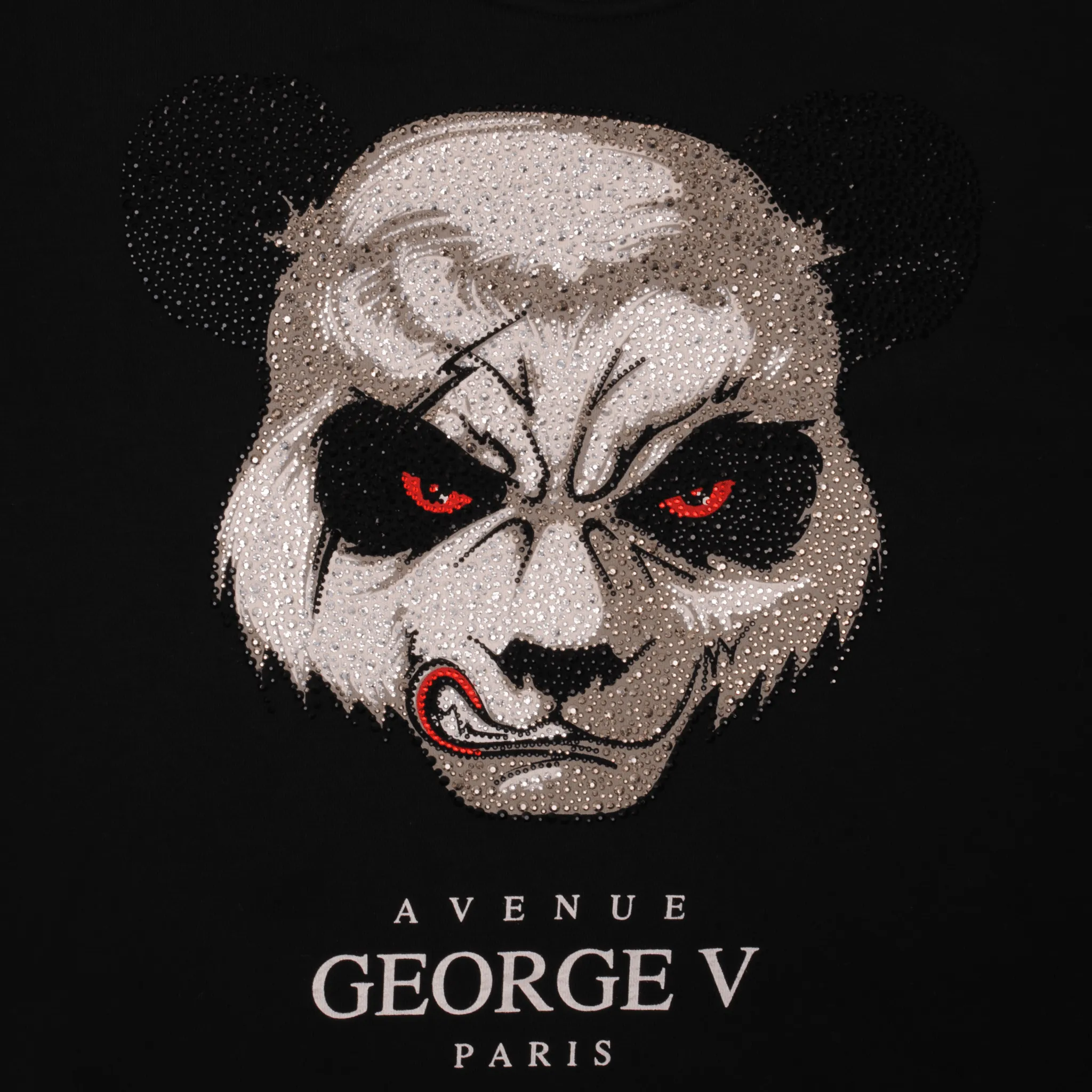 DEADSTOCK AVENUE GEORGE V PARIS WICKED PANDA SWEATSHIRT LARGE