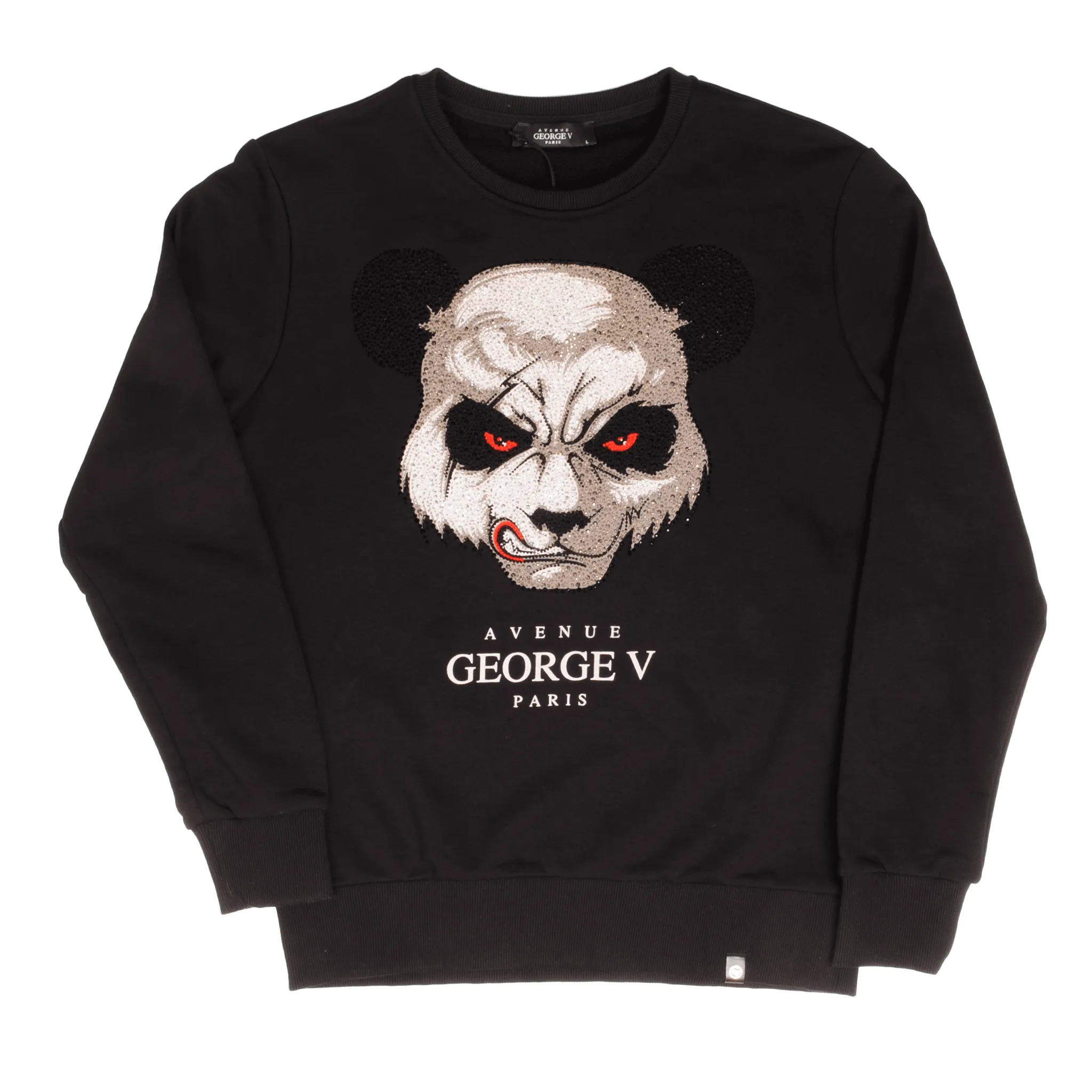 DEADSTOCK AVENUE GEORGE V PARIS WICKED PANDA SWEATSHIRT LARGE