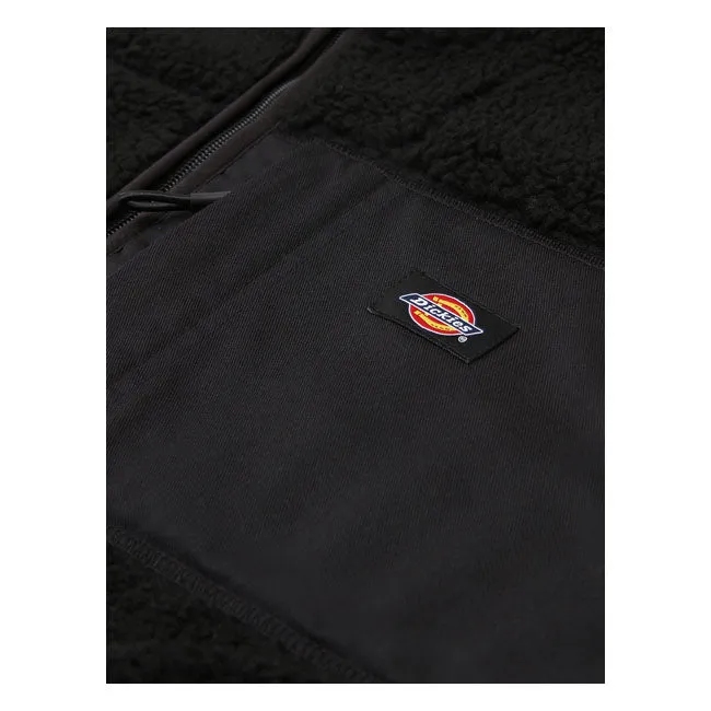 Dickies Red Chute Sherpa Jacket Black