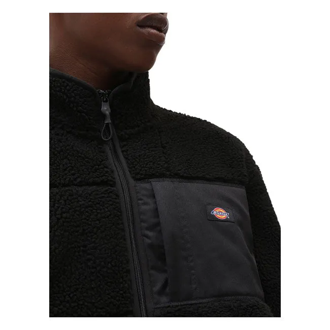 Dickies Red Chute Sherpa Jacket Black