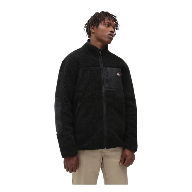 Dickies Red Chute Sherpa Jacket Black