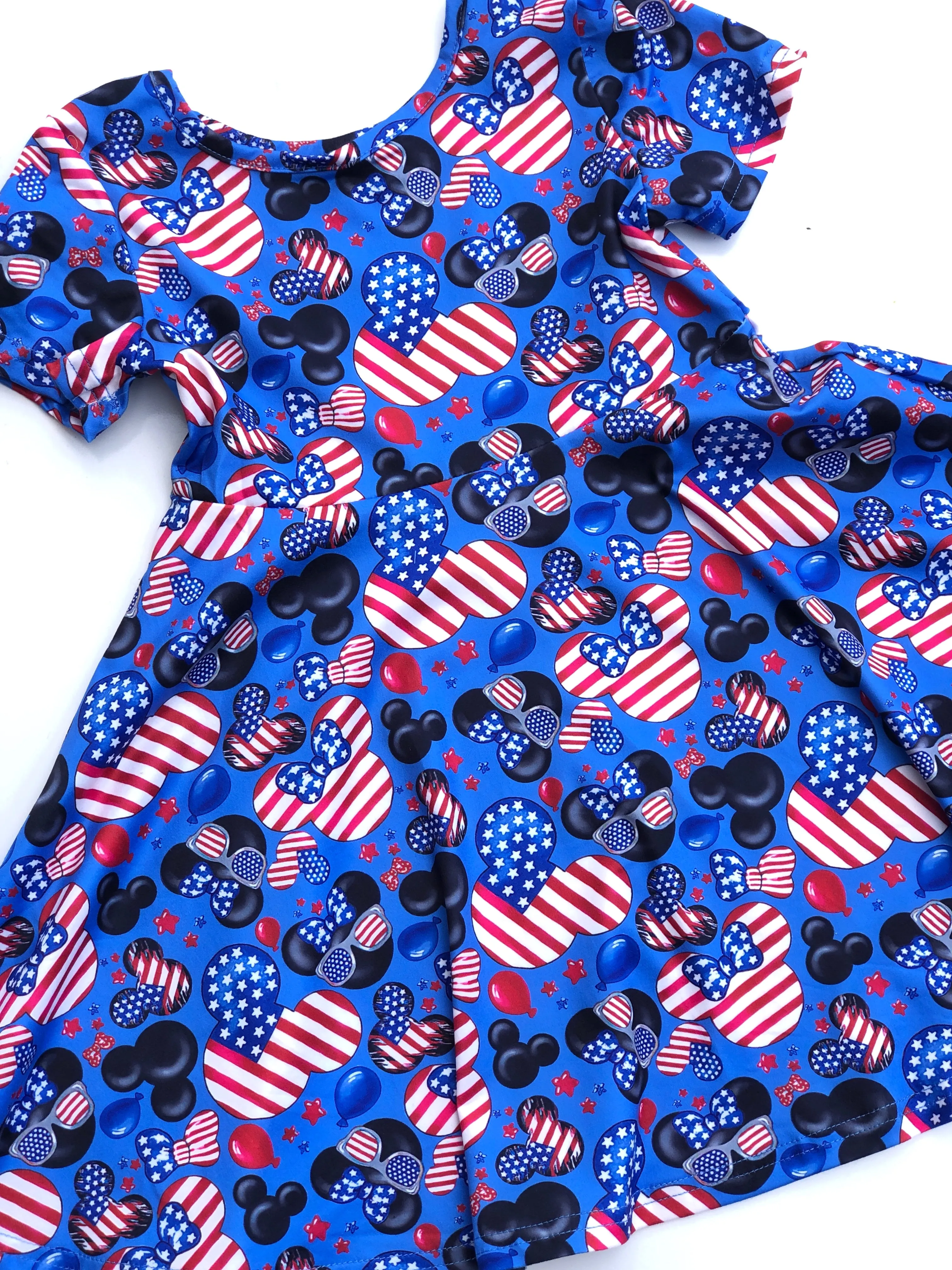 Disney Patriotic twirl dress