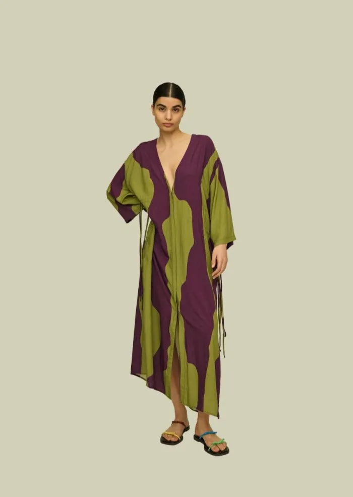 Dusky Dune Sorrento Viscose Dress