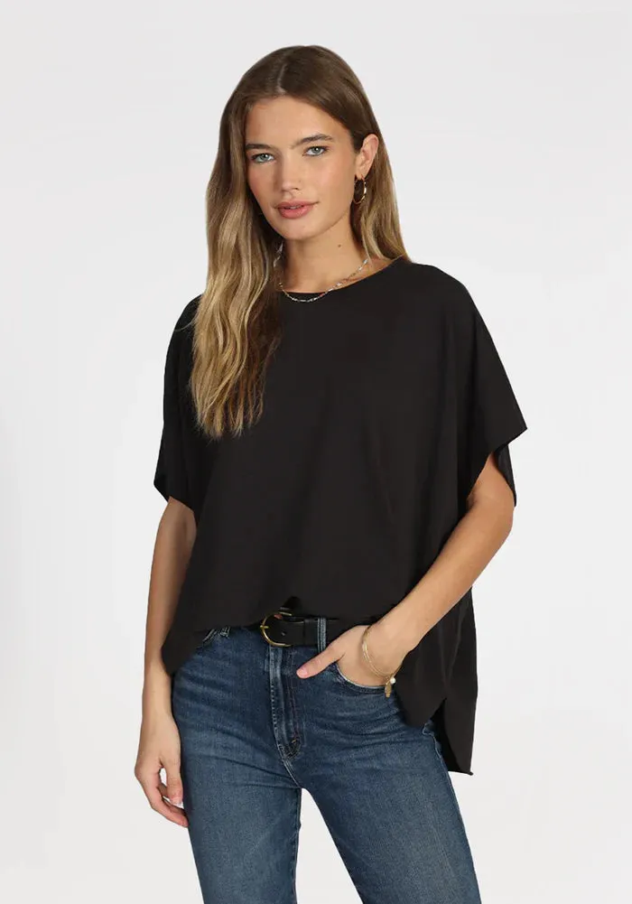 Dylan Caplet Top Ranch Black