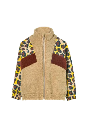 EIGHTY Latte Leopard - Tacksuit Jacket