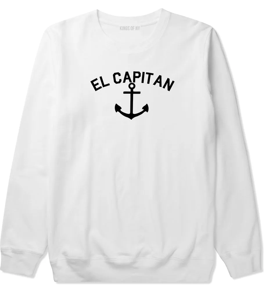 El Capitan Anchor Captain Mens Crewneck Sweatshirt